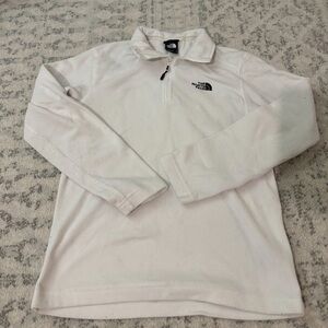 The North Face White Quarter-Zip Pullover